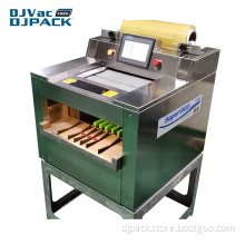 SS304 Bench Type Semi-Auto Tray Wrapper Wrapping Machine